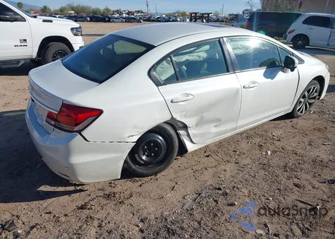 2015 Honda Civic Ex-L z USA, uszkodzony, nr VIN 19XFB2F93FE101328